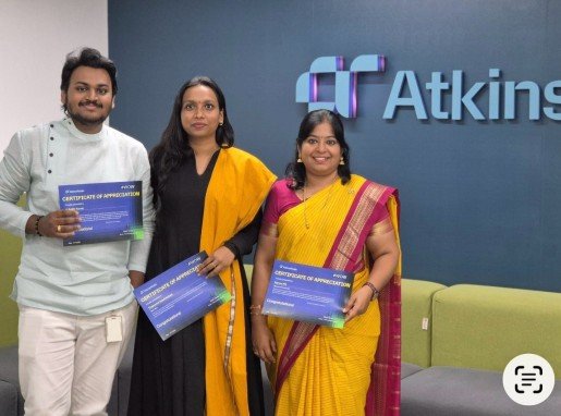 Sujith with certificates